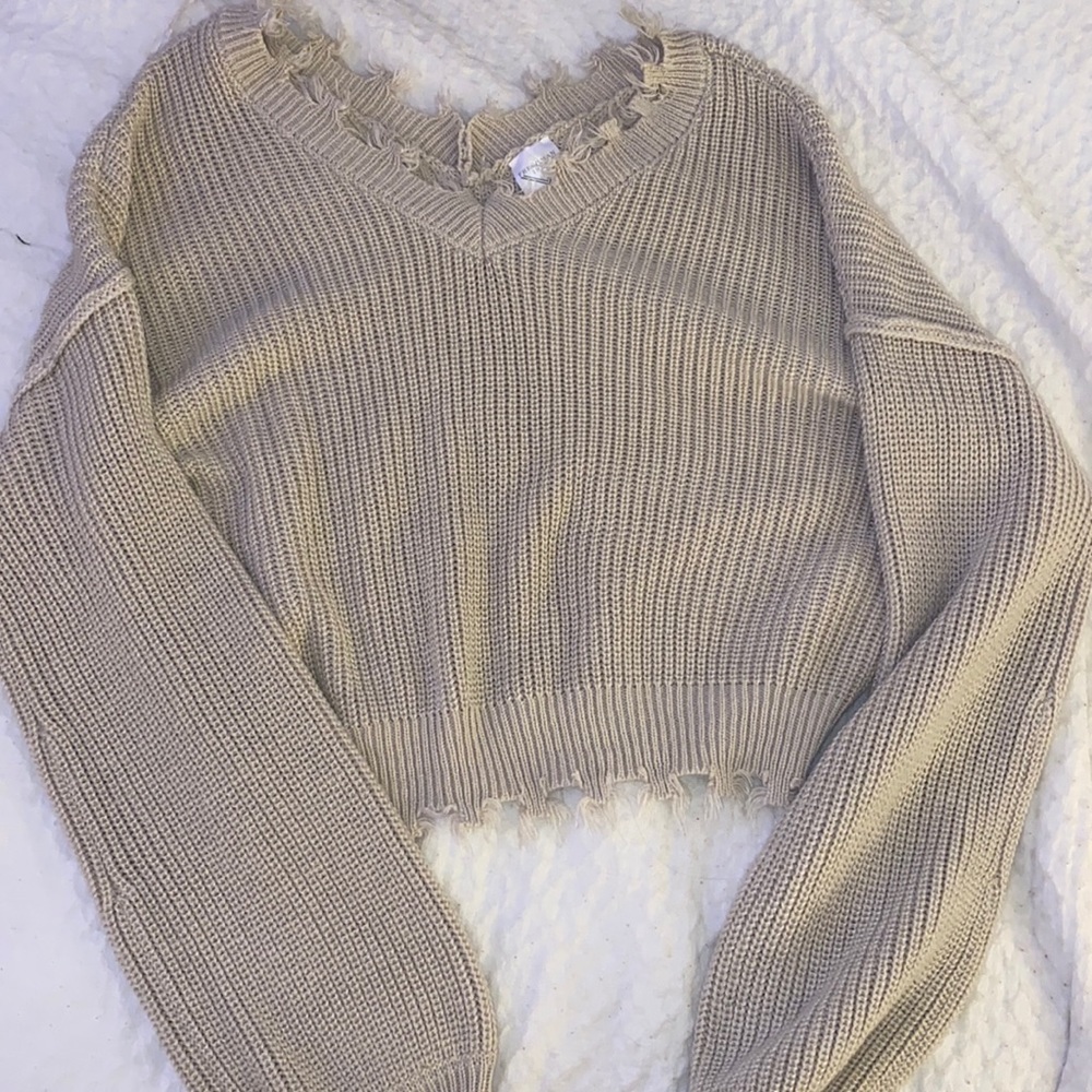 Cropped sweater